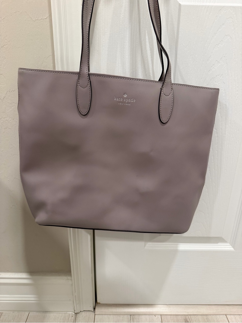 kate spade Mauve Leather Tote Bag